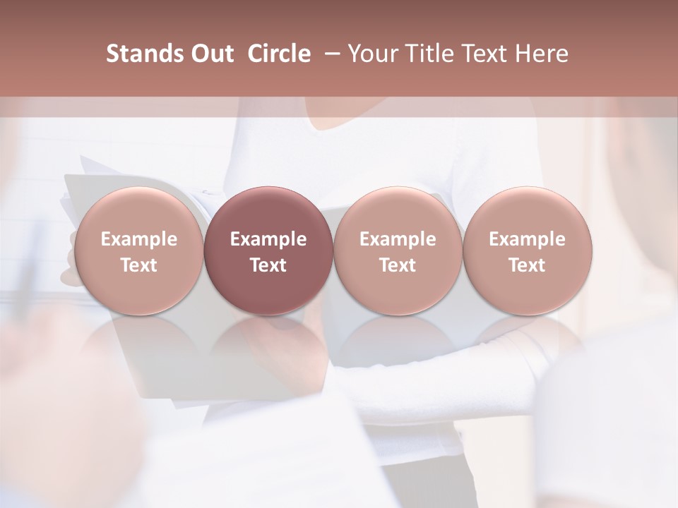 Manager Laughter North American PowerPoint Template