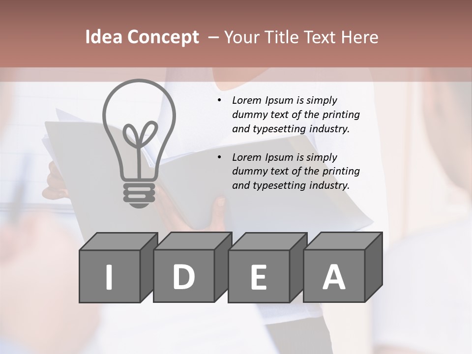 Manager Laughter North American PowerPoint Template