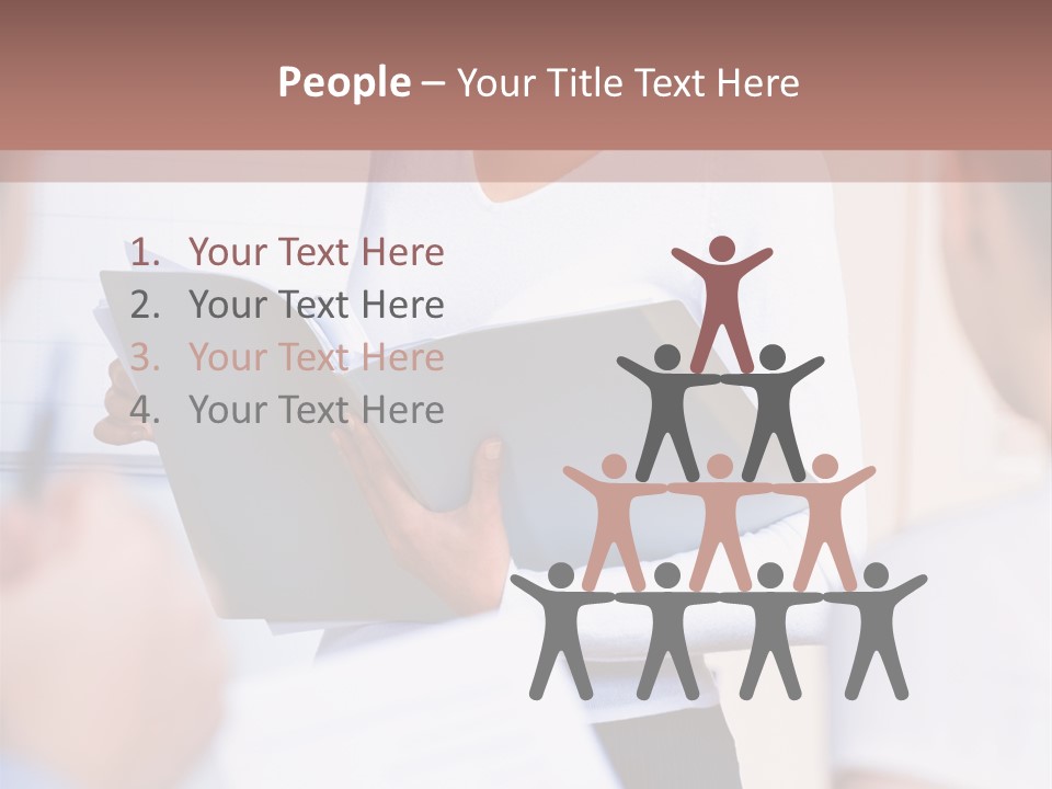 Manager Laughter North American PowerPoint Template