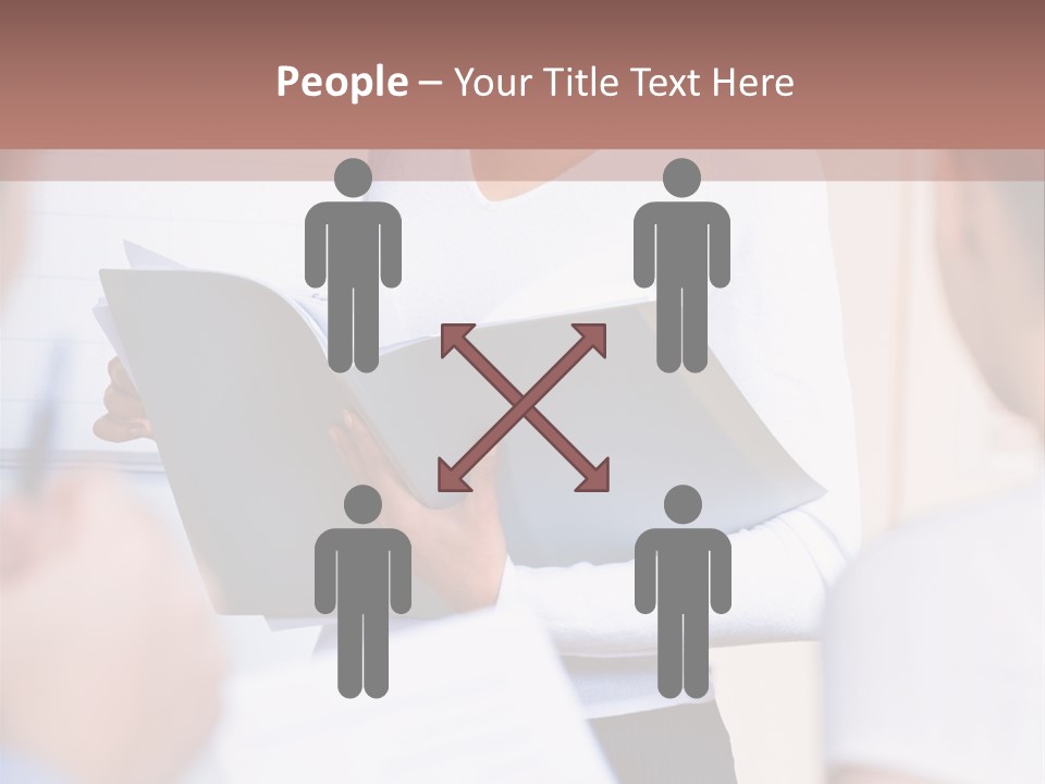 Manager Laughter North American PowerPoint Template