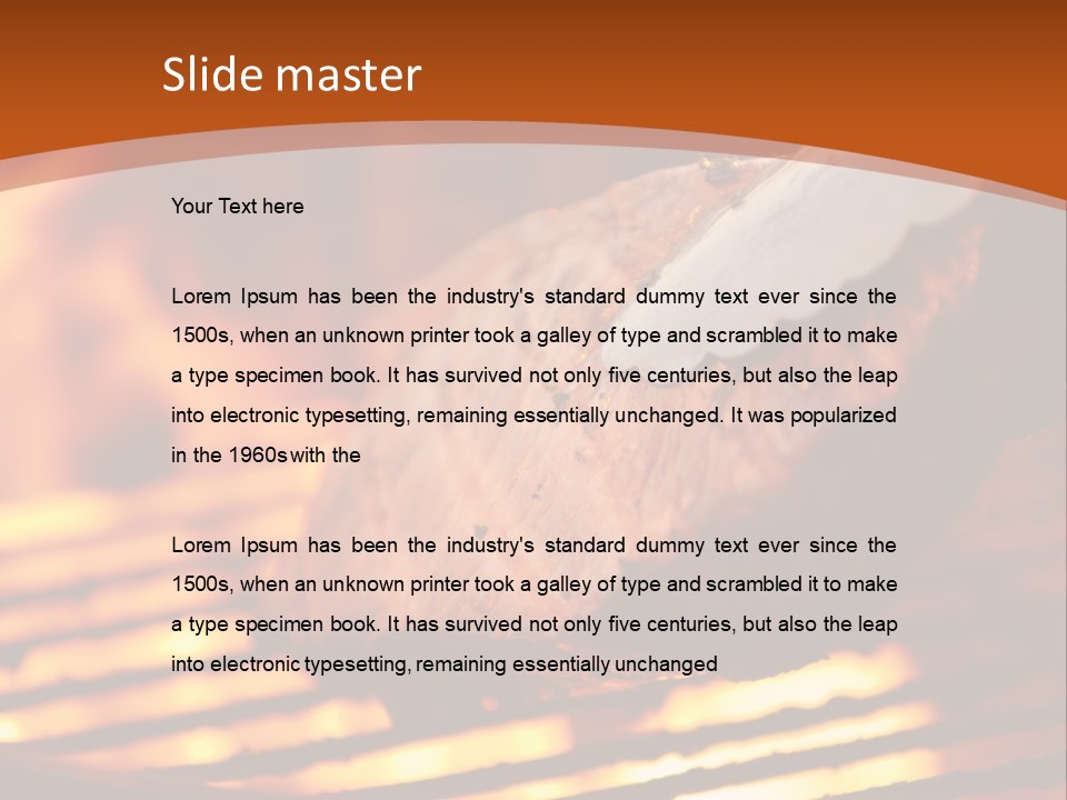 Hilarious Clean Cut Blue Eyes PowerPoint Template