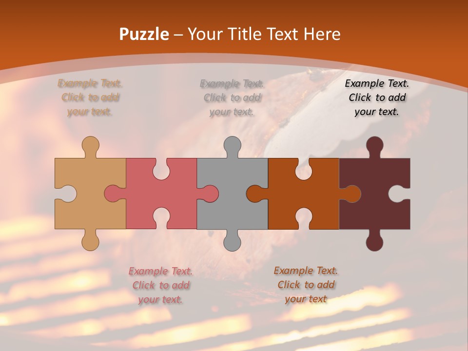 Hilarious Clean Cut Blue Eyes PowerPoint Template