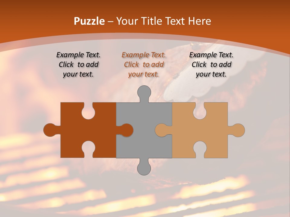 Hilarious Clean Cut Blue Eyes PowerPoint Template