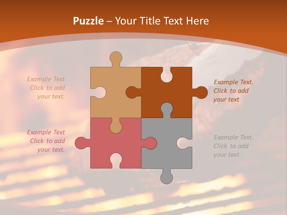 Hilarious Clean Cut Blue Eyes PowerPoint Template