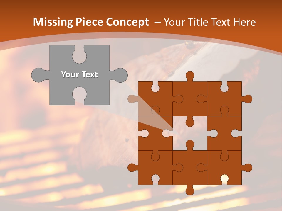 Hilarious Clean Cut Blue Eyes PowerPoint Template