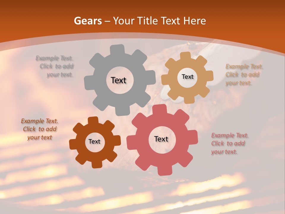 Hilarious Clean Cut Blue Eyes PowerPoint Template