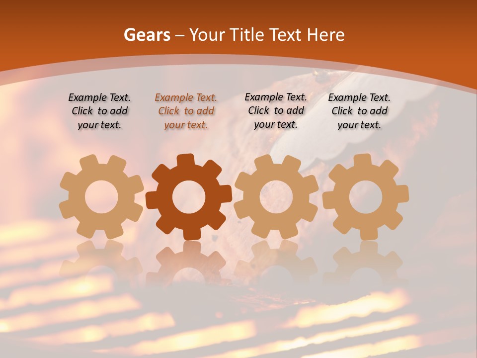 Hilarious Clean Cut Blue Eyes PowerPoint Template