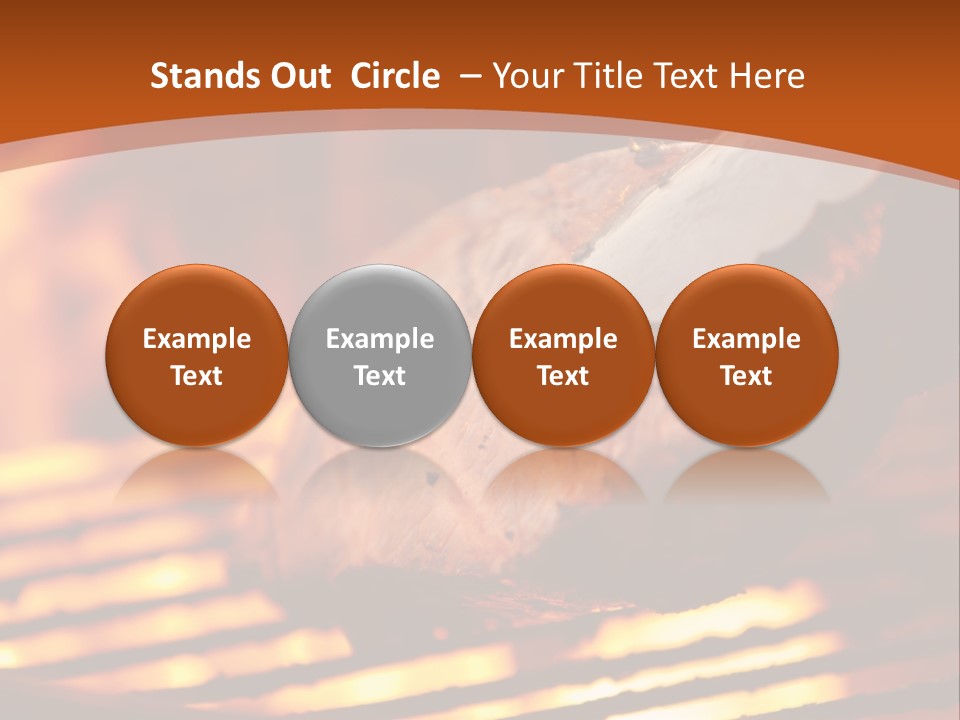 Hilarious Clean Cut Blue Eyes PowerPoint Template