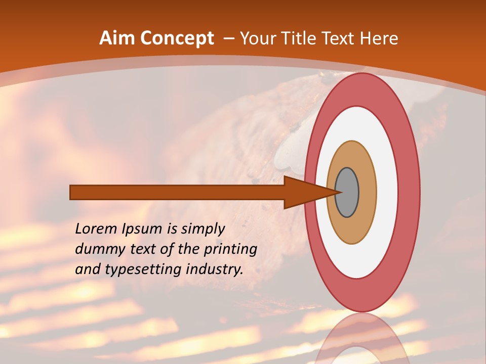 Hilarious Clean Cut Blue Eyes PowerPoint Template