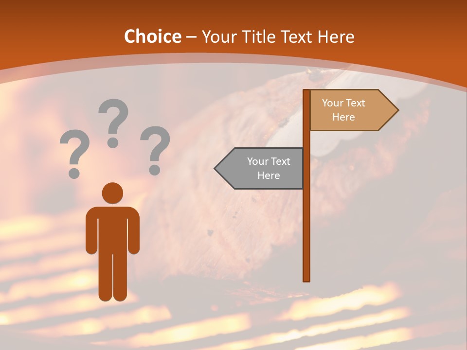 Hilarious Clean Cut Blue Eyes PowerPoint Template