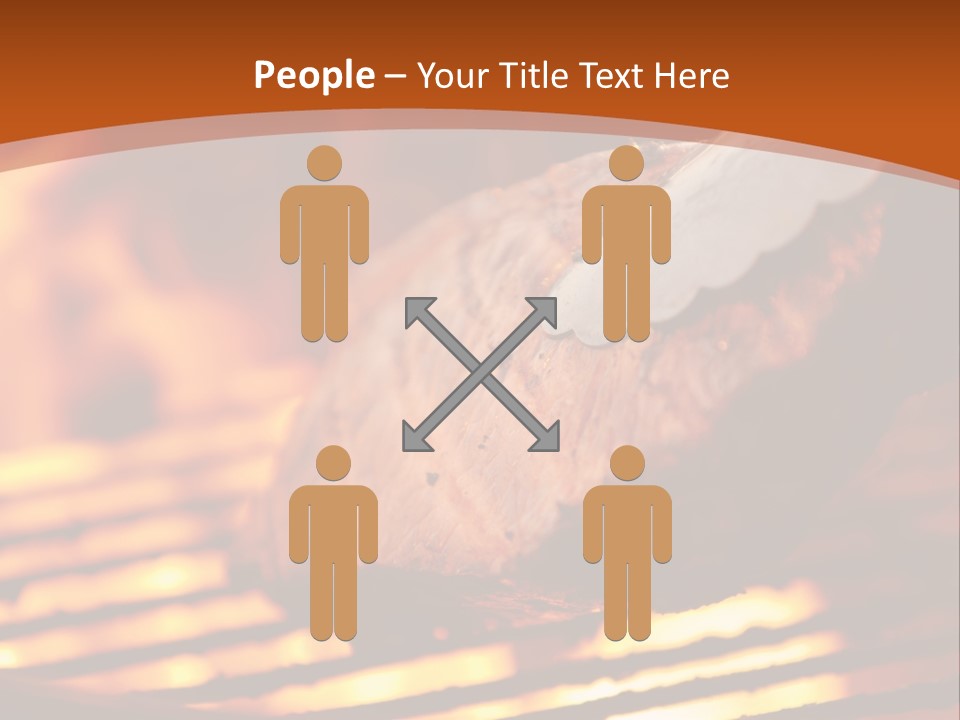 Hilarious Clean Cut Blue Eyes PowerPoint Template