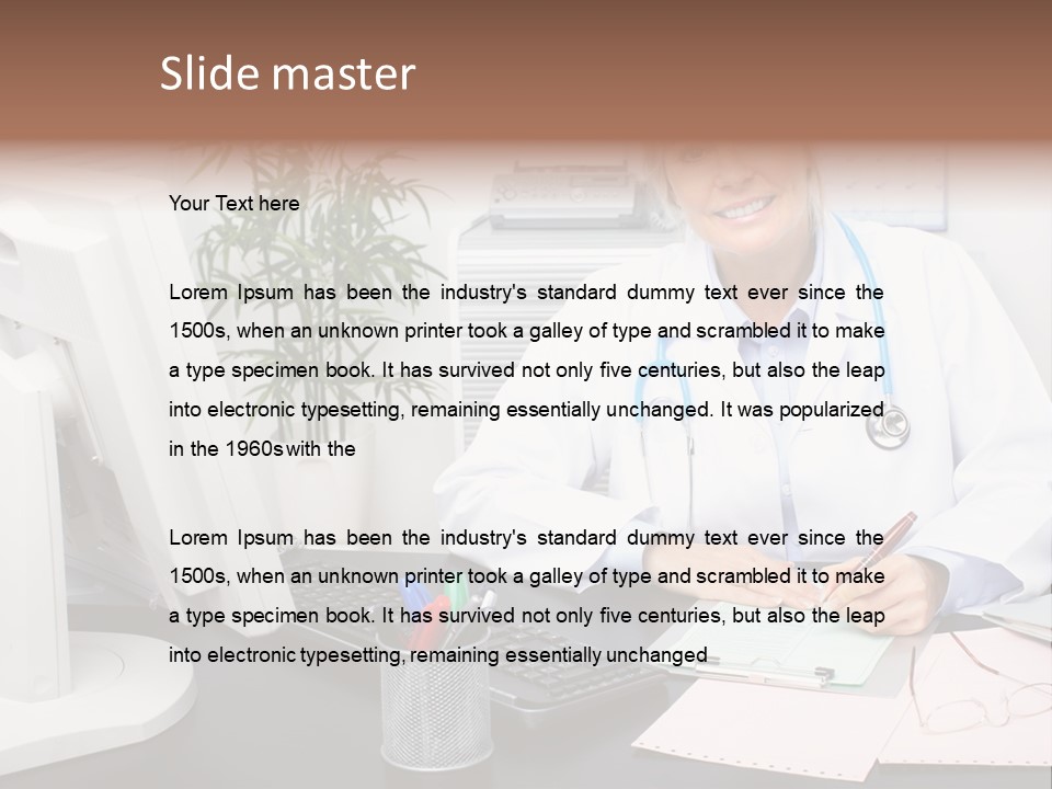 Farcical Manager Hilarious PowerPoint Template