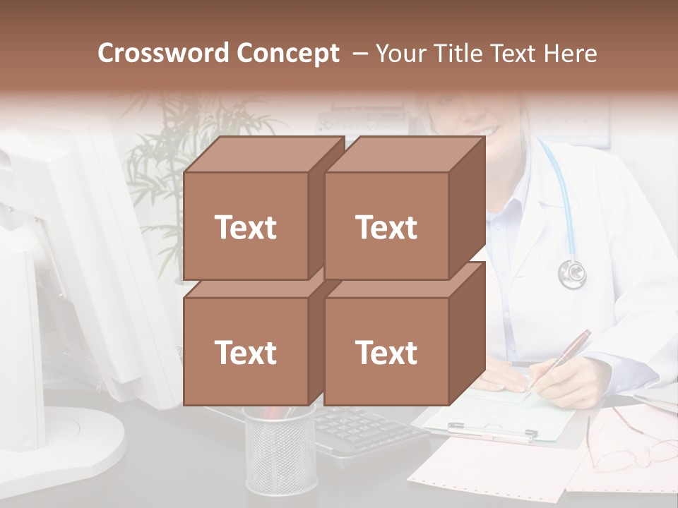 Farcical Manager Hilarious PowerPoint Template