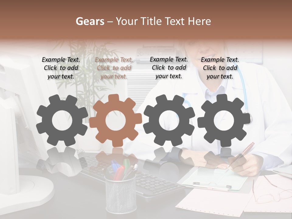 Farcical Manager Hilarious PowerPoint Template