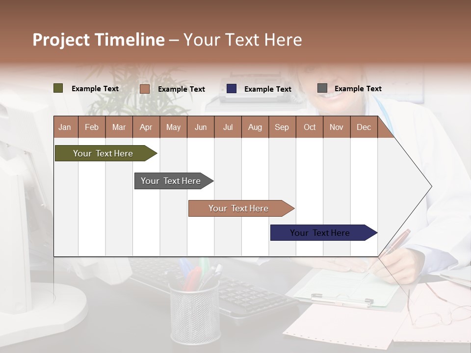 Farcical Manager Hilarious PowerPoint Template