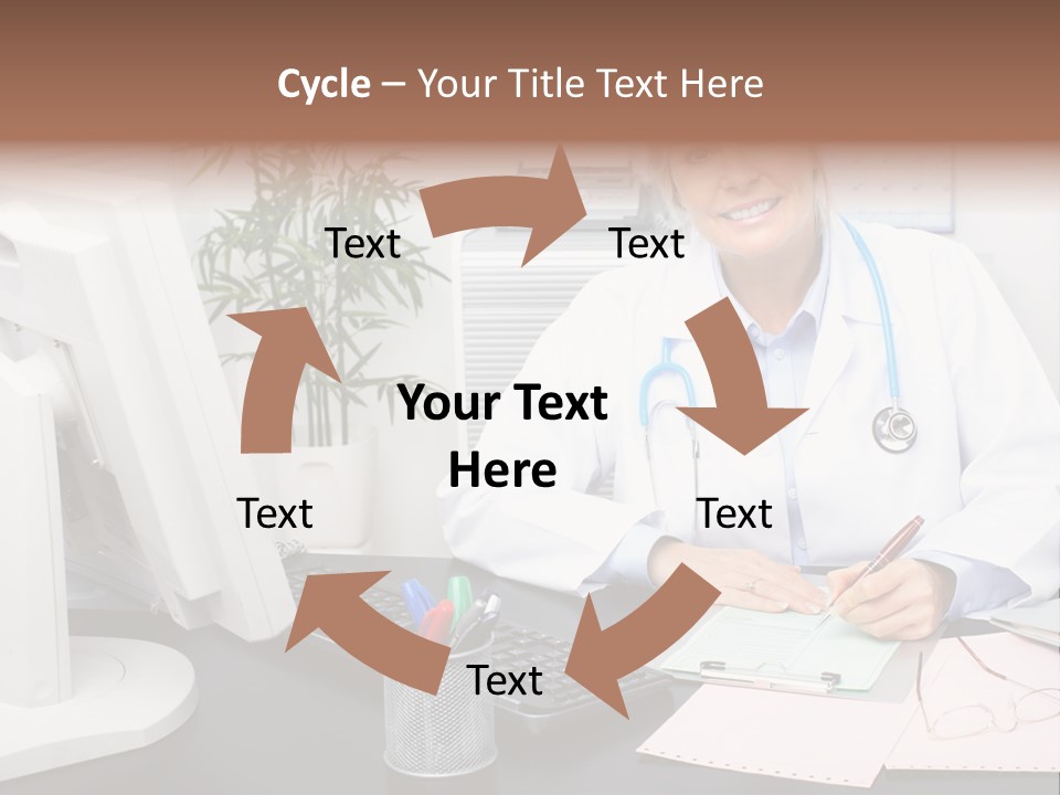 Farcical Manager Hilarious PowerPoint Template