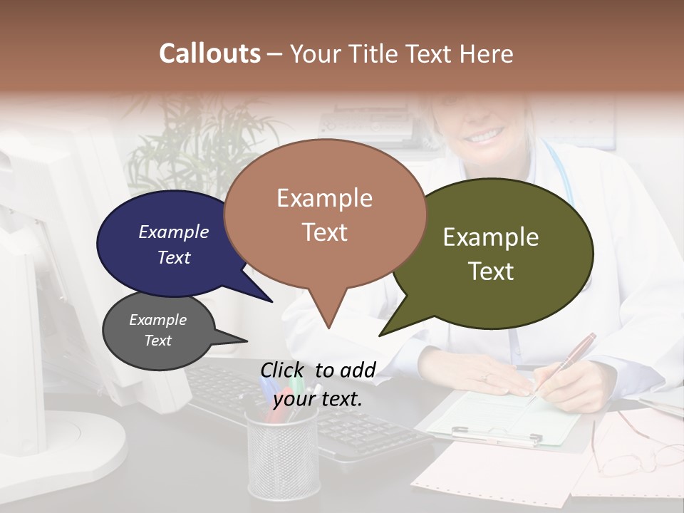 Farcical Manager Hilarious PowerPoint Template