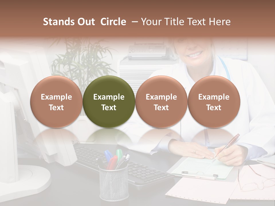 Farcical Manager Hilarious PowerPoint Template