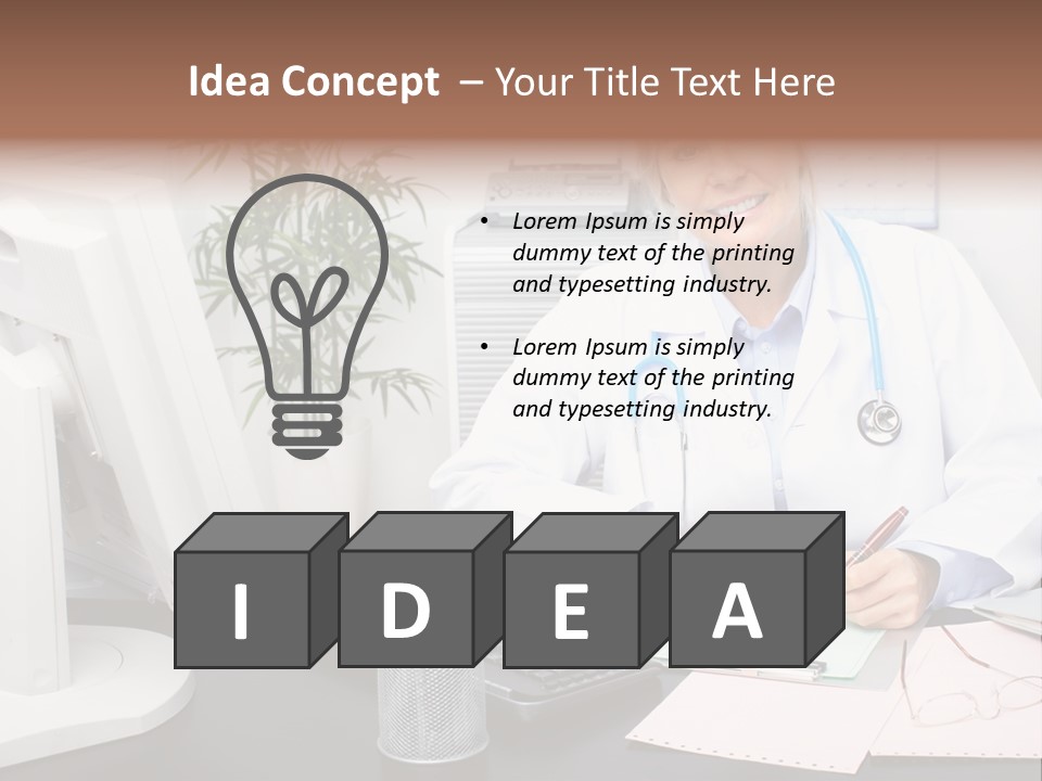 Farcical Manager Hilarious PowerPoint Template