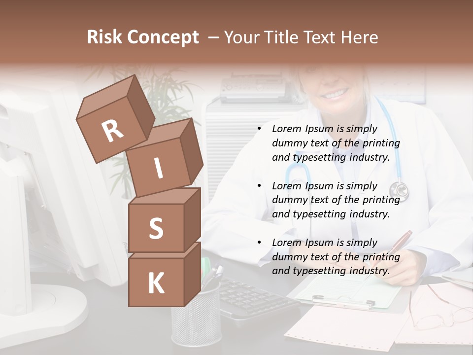 Farcical Manager Hilarious PowerPoint Template