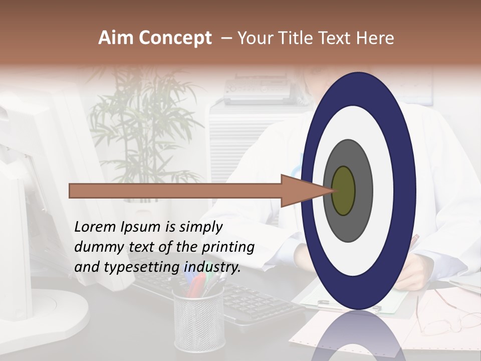 Farcical Manager Hilarious PowerPoint Template