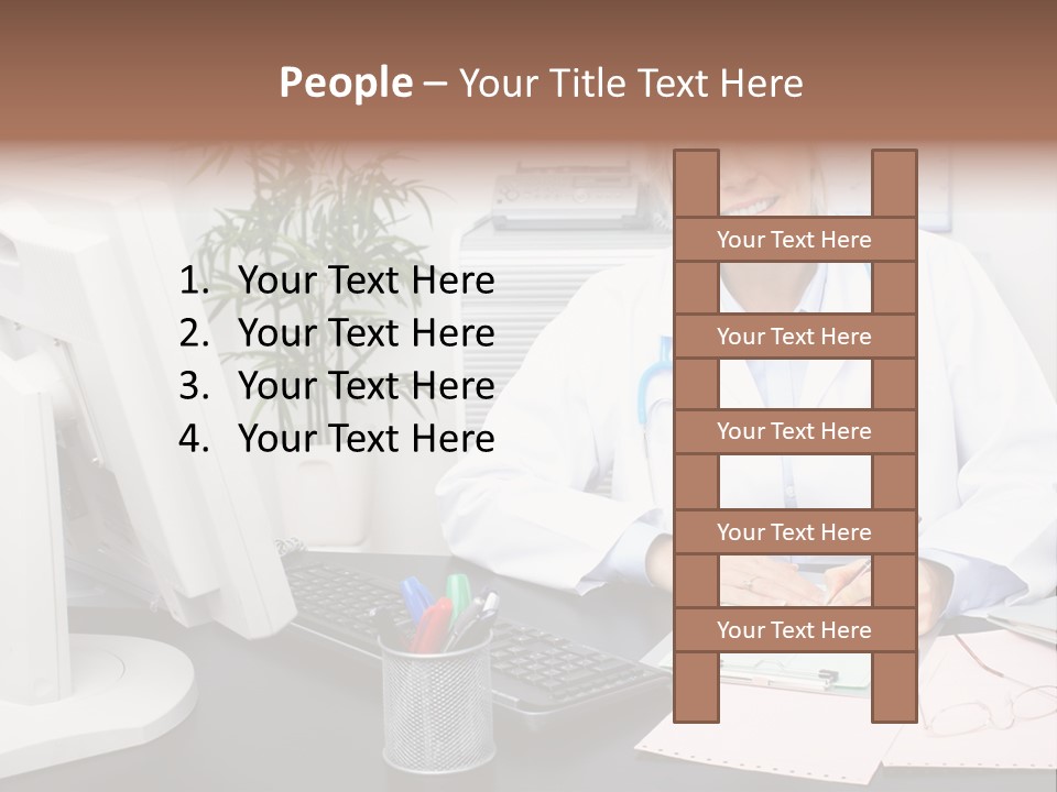Farcical Manager Hilarious PowerPoint Template