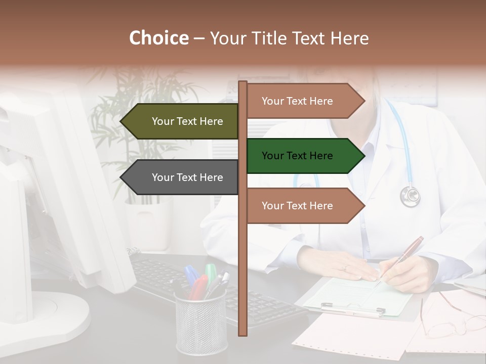 Farcical Manager Hilarious PowerPoint Template