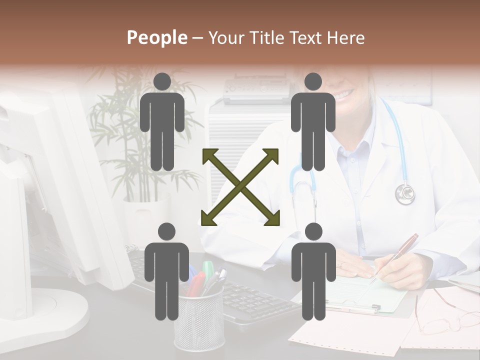 Farcical Manager Hilarious PowerPoint Template