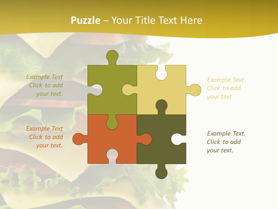 Man North American Pleasure PowerPoint Template