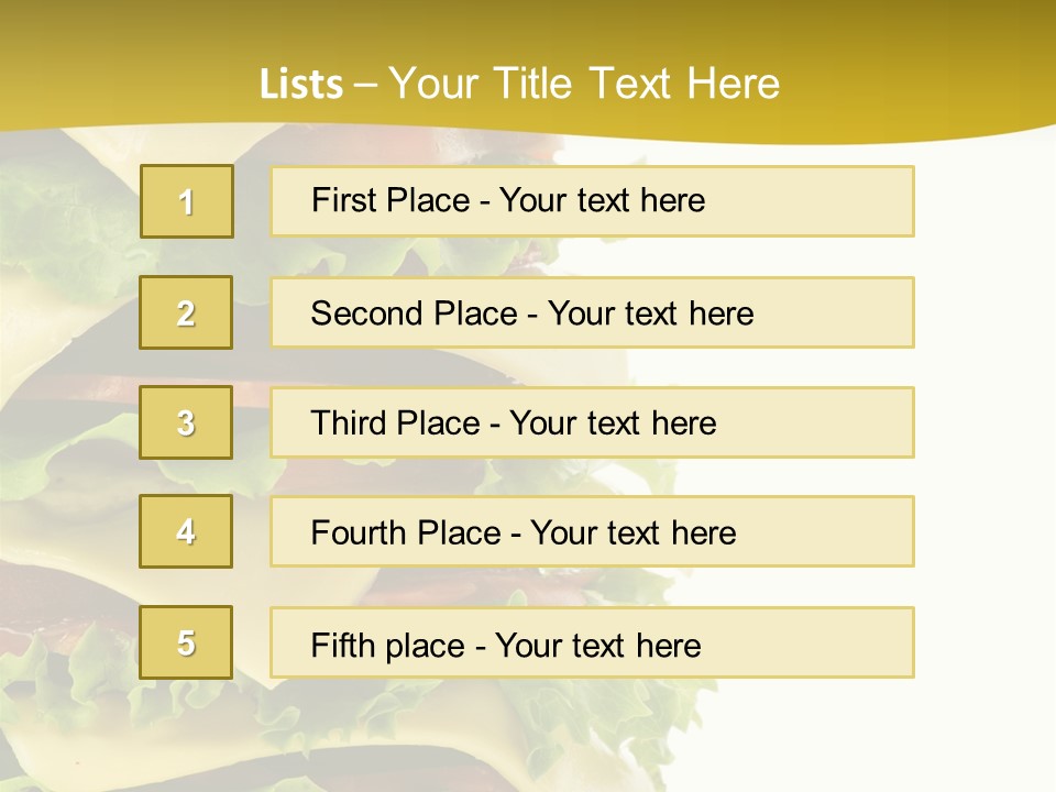 Man North American Pleasure PowerPoint Template