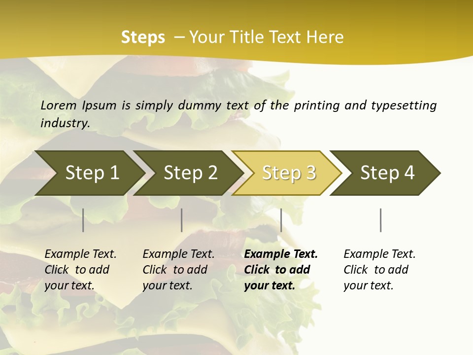 Man North American Pleasure PowerPoint Template