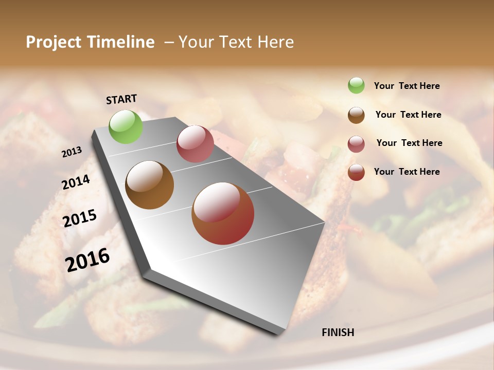 Caucasian Tropical Witty PowerPoint Template