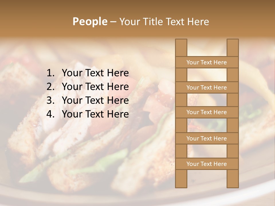 Caucasian Tropical Witty PowerPoint Template