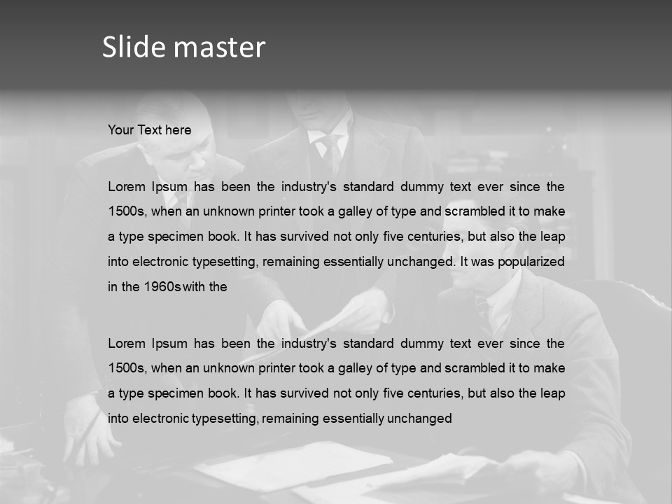 Caucasian Tropical Witty PowerPoint Template