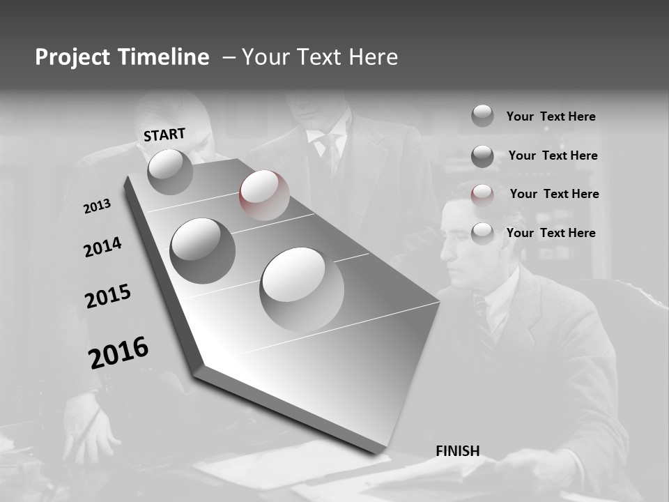 Caucasian Tropical Witty PowerPoint Template