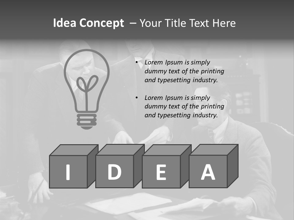 Caucasian Tropical Witty PowerPoint Template