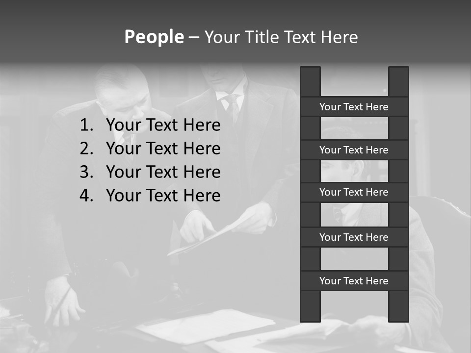 Caucasian Tropical Witty PowerPoint Template