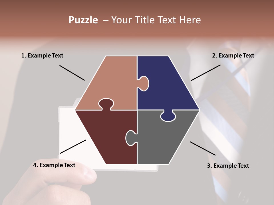 Successful Guy Mature Candid PowerPoint Template