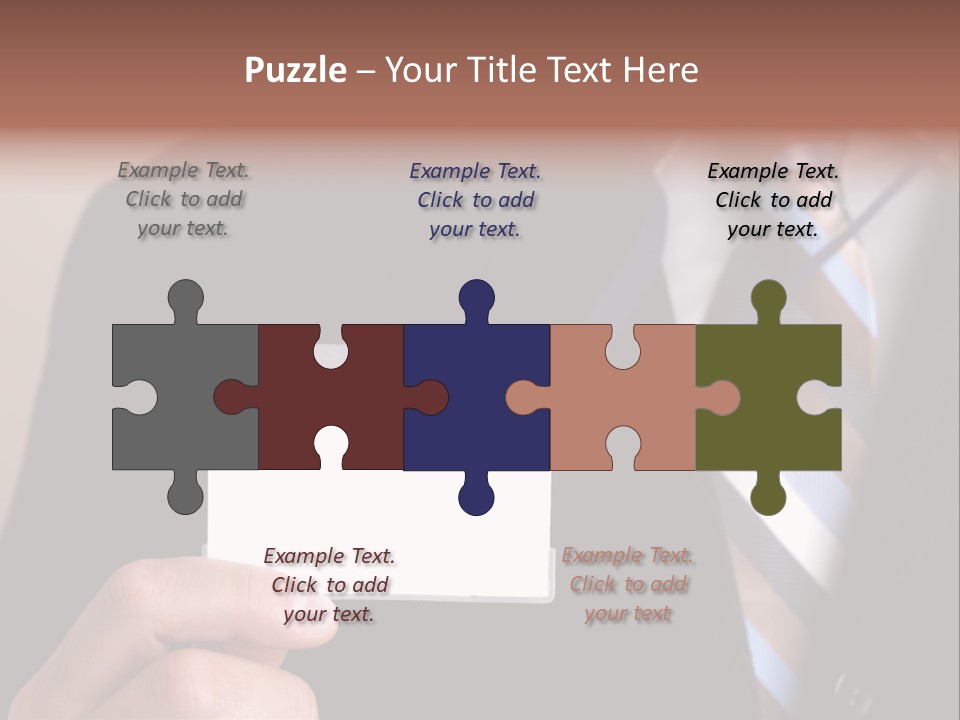 Successful Guy Mature Candid PowerPoint Template