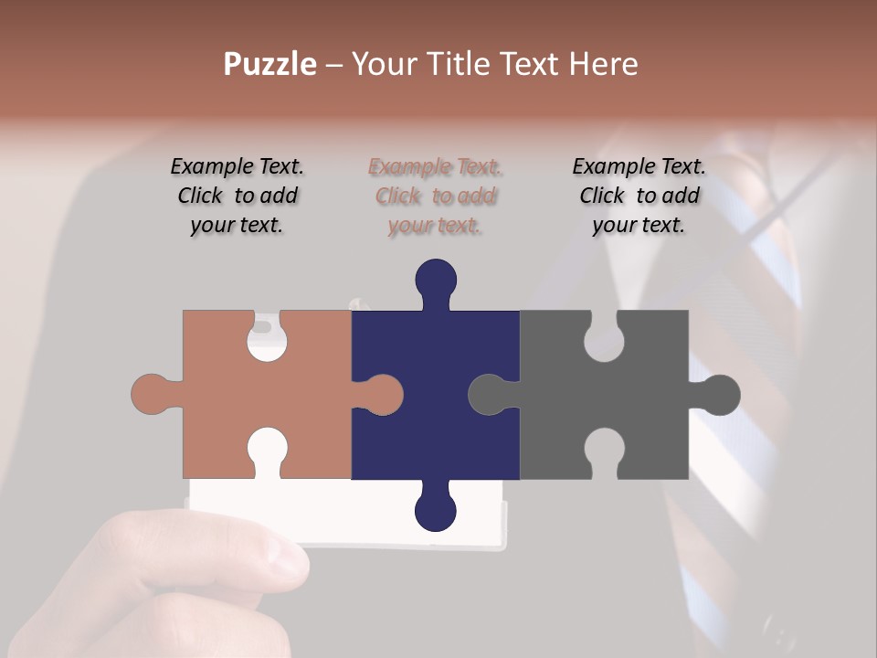 Successful Guy Mature Candid PowerPoint Template