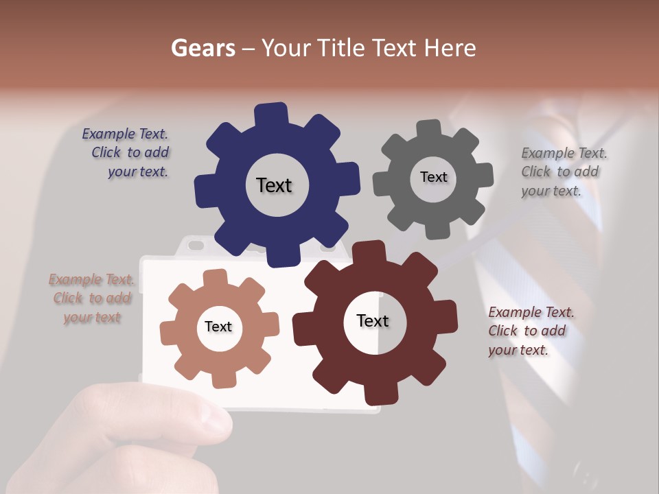 Successful Guy Mature Candid PowerPoint Template