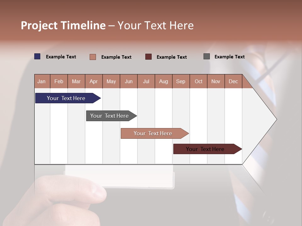 Successful Guy Mature Candid PowerPoint Template