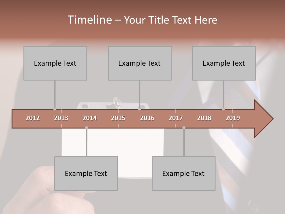 Successful Guy Mature Candid PowerPoint Template