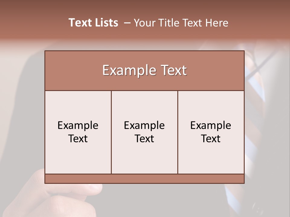 Successful Guy Mature Candid PowerPoint Template