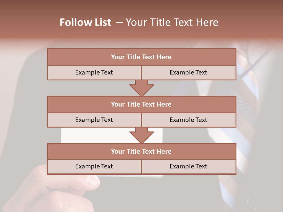 Successful Guy Mature Candid PowerPoint Template