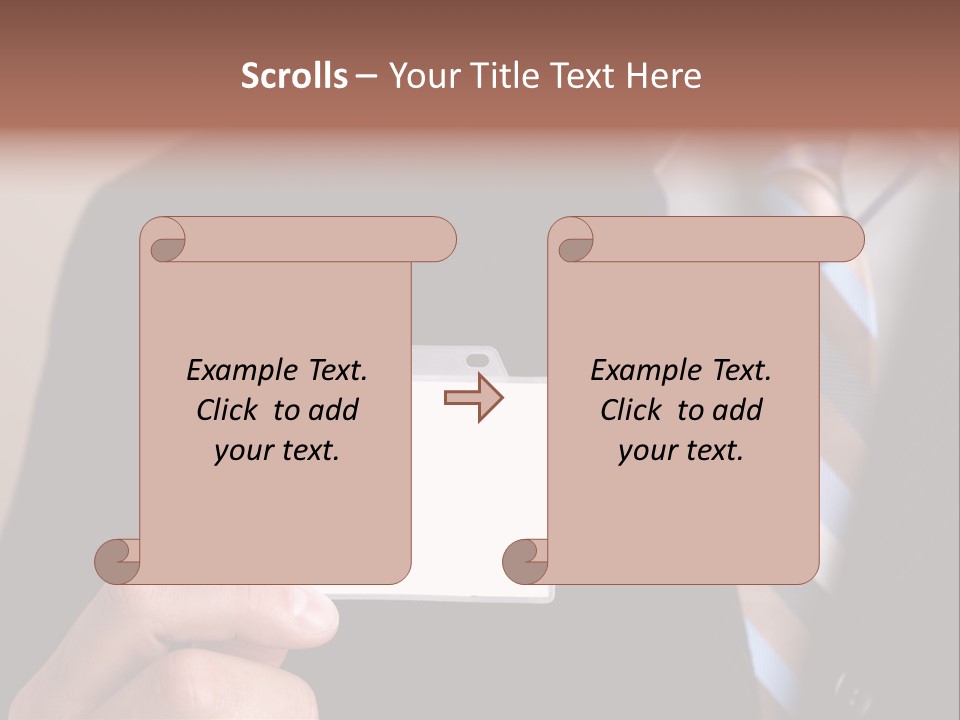 Successful Guy Mature Candid PowerPoint Template