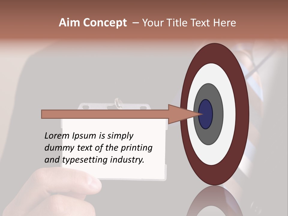 Successful Guy Mature Candid PowerPoint Template