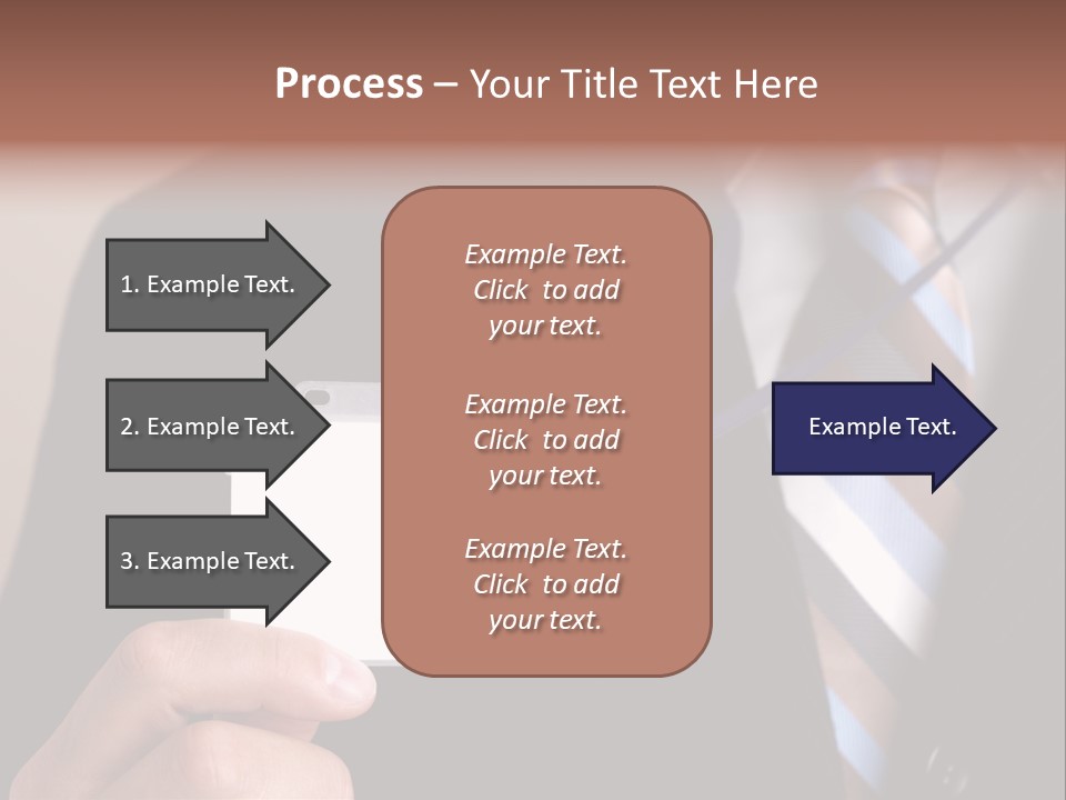 Successful Guy Mature Candid PowerPoint Template