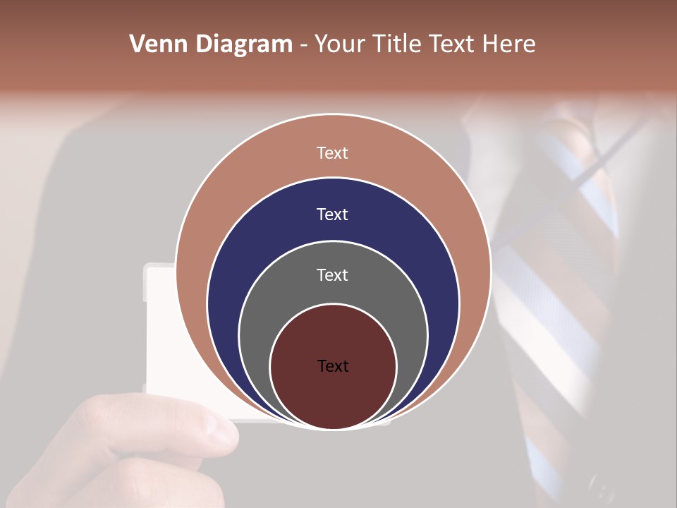 Successful Guy Mature Candid PowerPoint Template