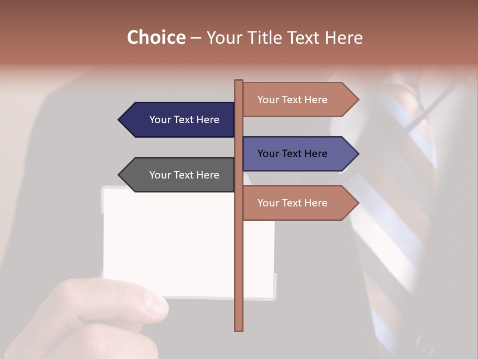 Successful Guy Mature Candid PowerPoint Template